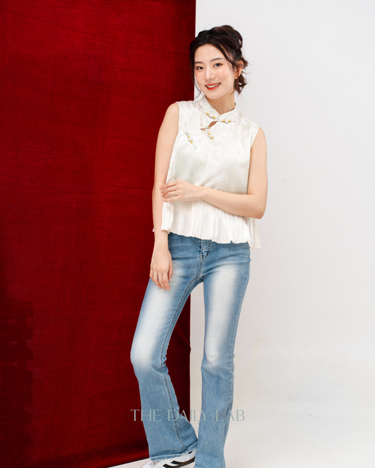 Jade Bamboo Layered Top