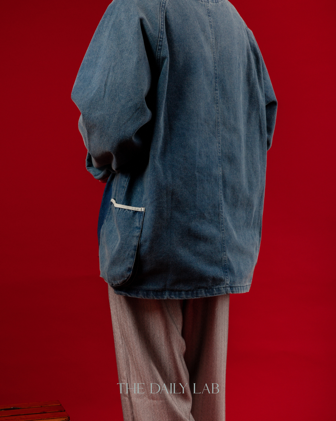 Casual V-Neck Denim Cardigan