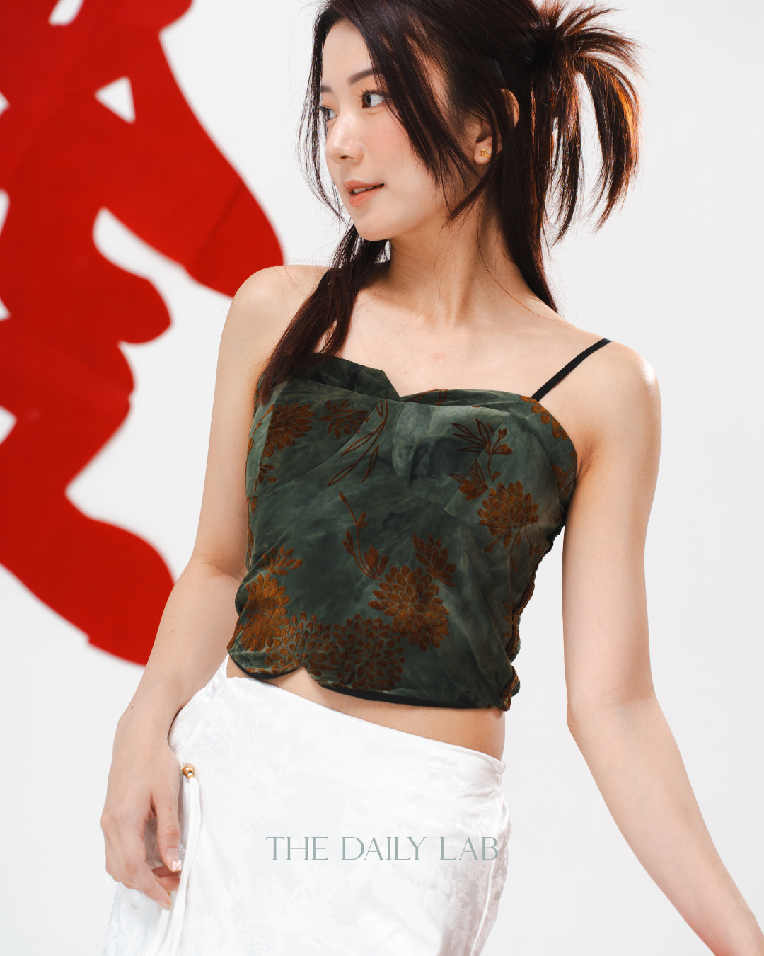 Emerald Bloom Cami Top