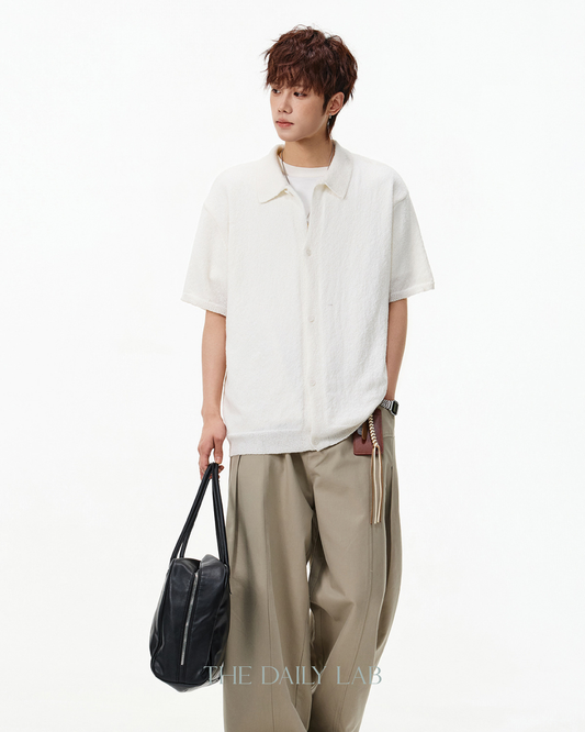 Breeze Knit Shirt in White