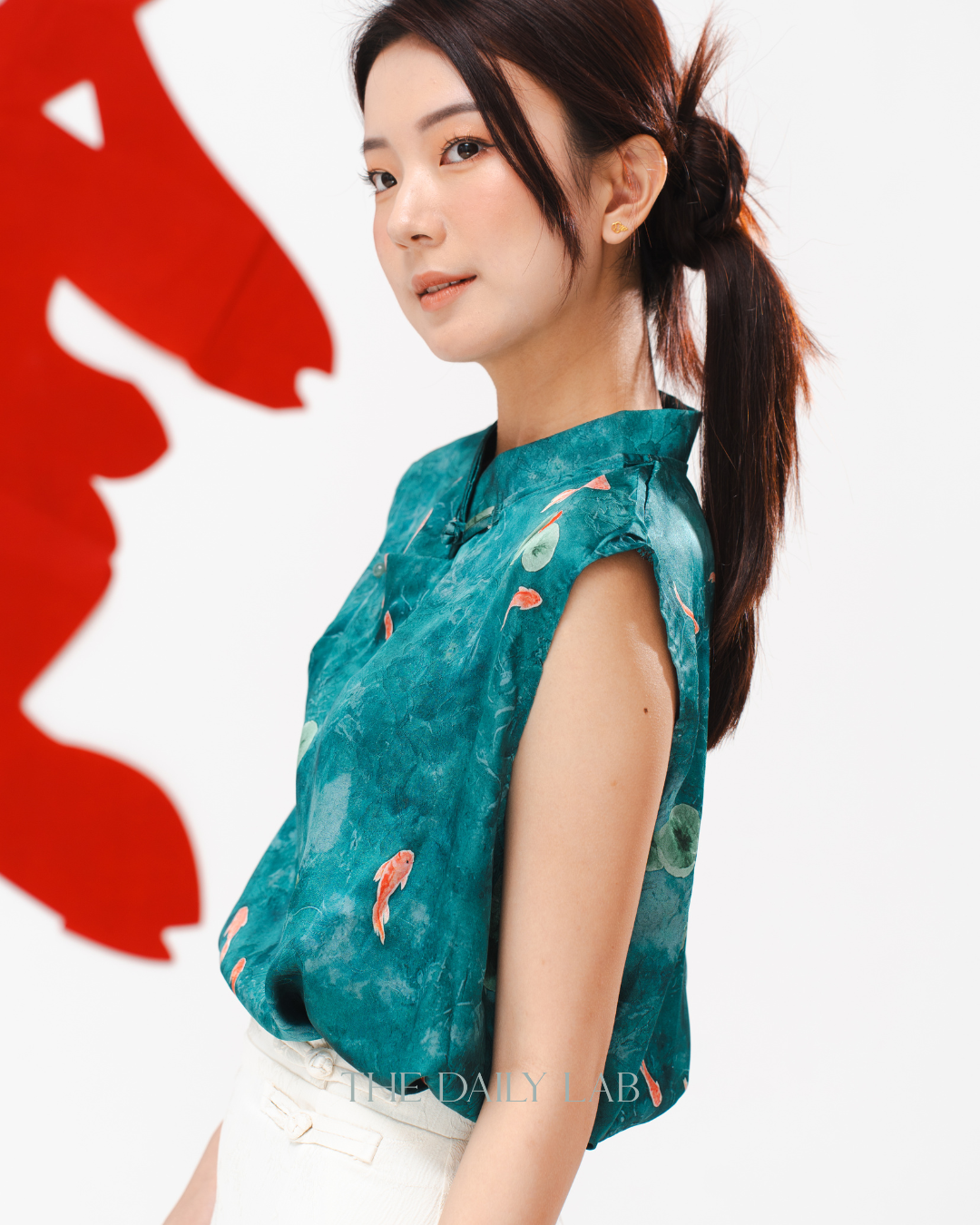 Lotus Whisper Sleeveless Tang Top