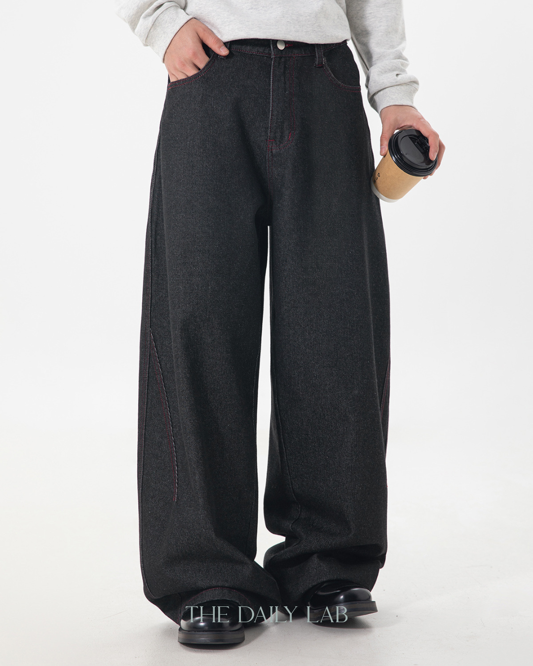 Vintage Outline Baggy Pants