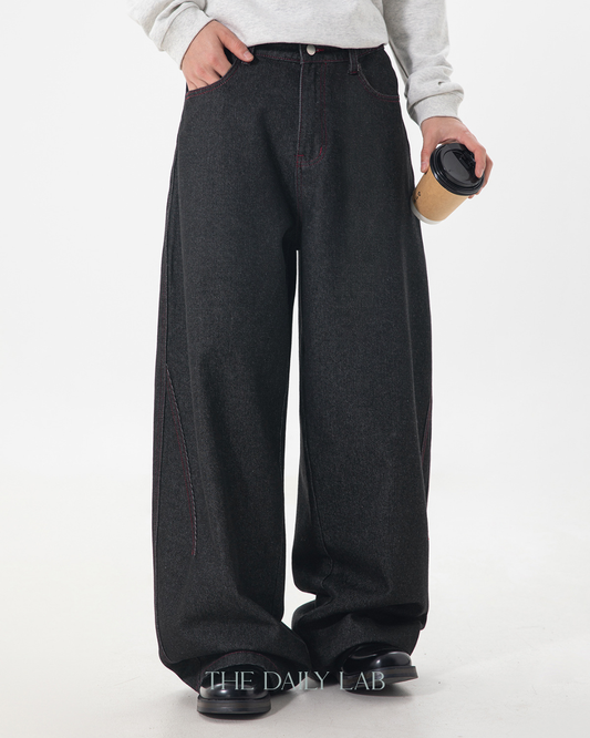 Vintage Outline Baggy Pants