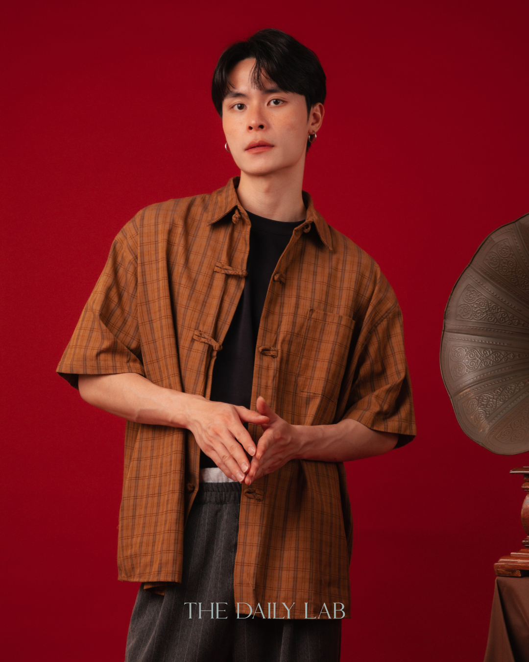 Heritage Plaid Tang Shirt in Brown