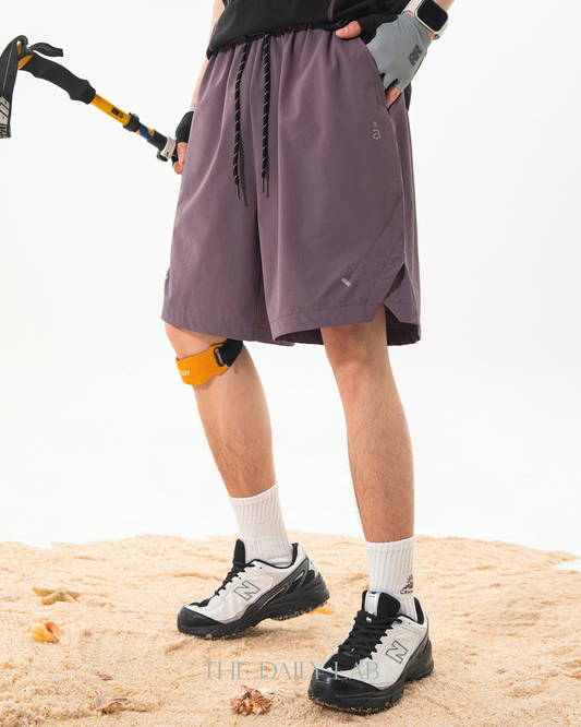 Aero Utility Shorts in Purple