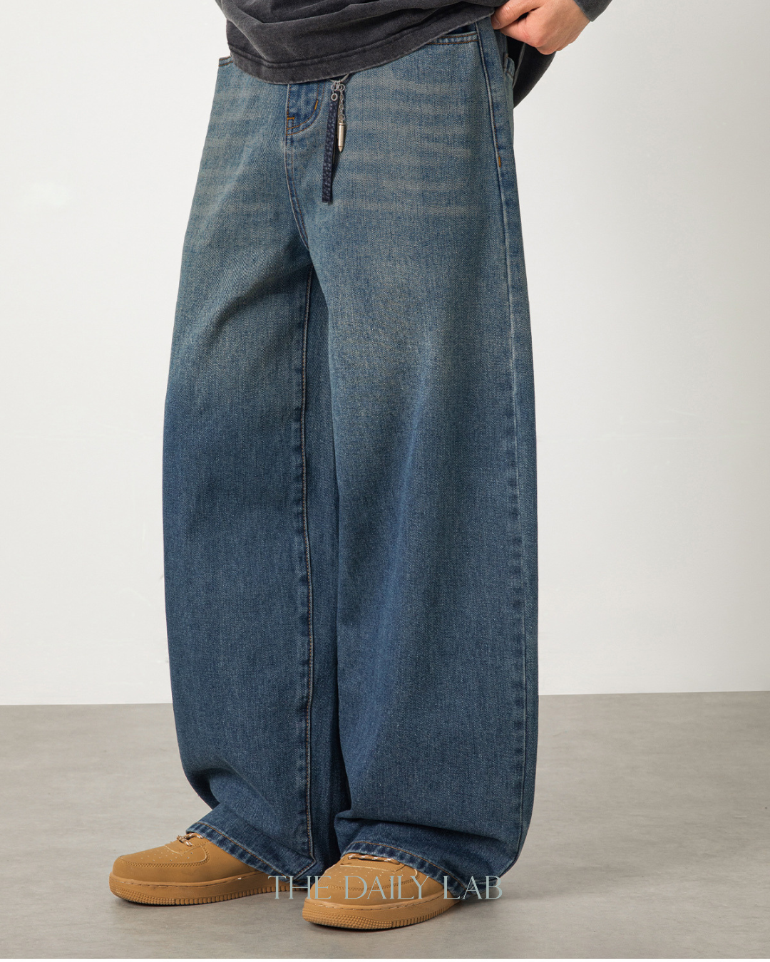 Fade Street Denim Pants in Blue