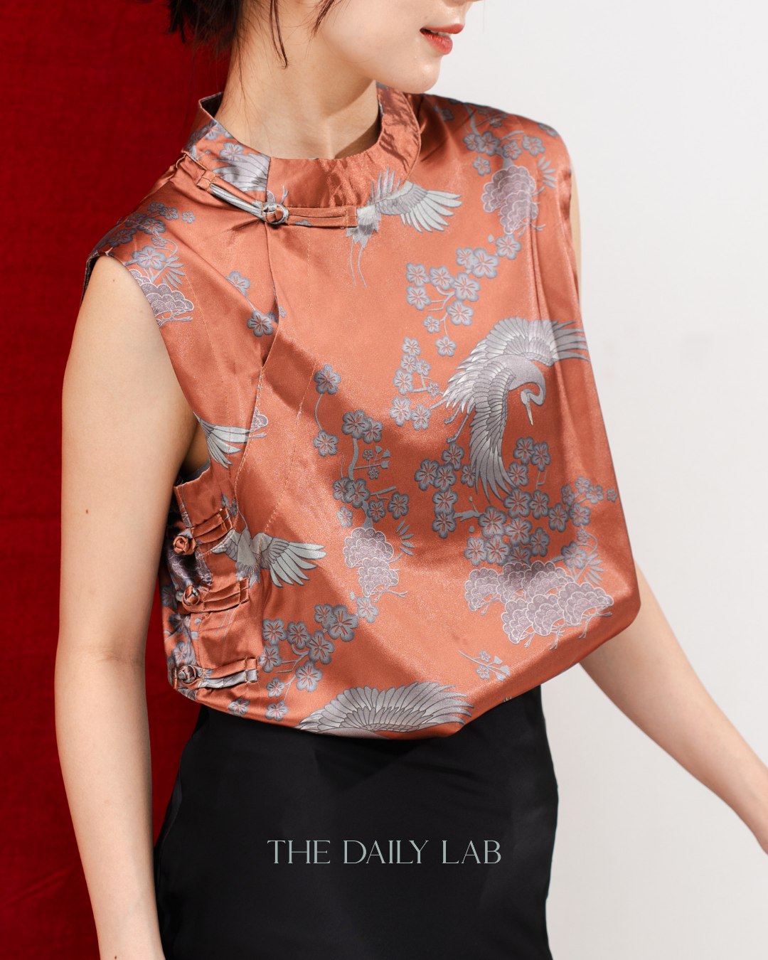 Plum Blossom Mandarin Top