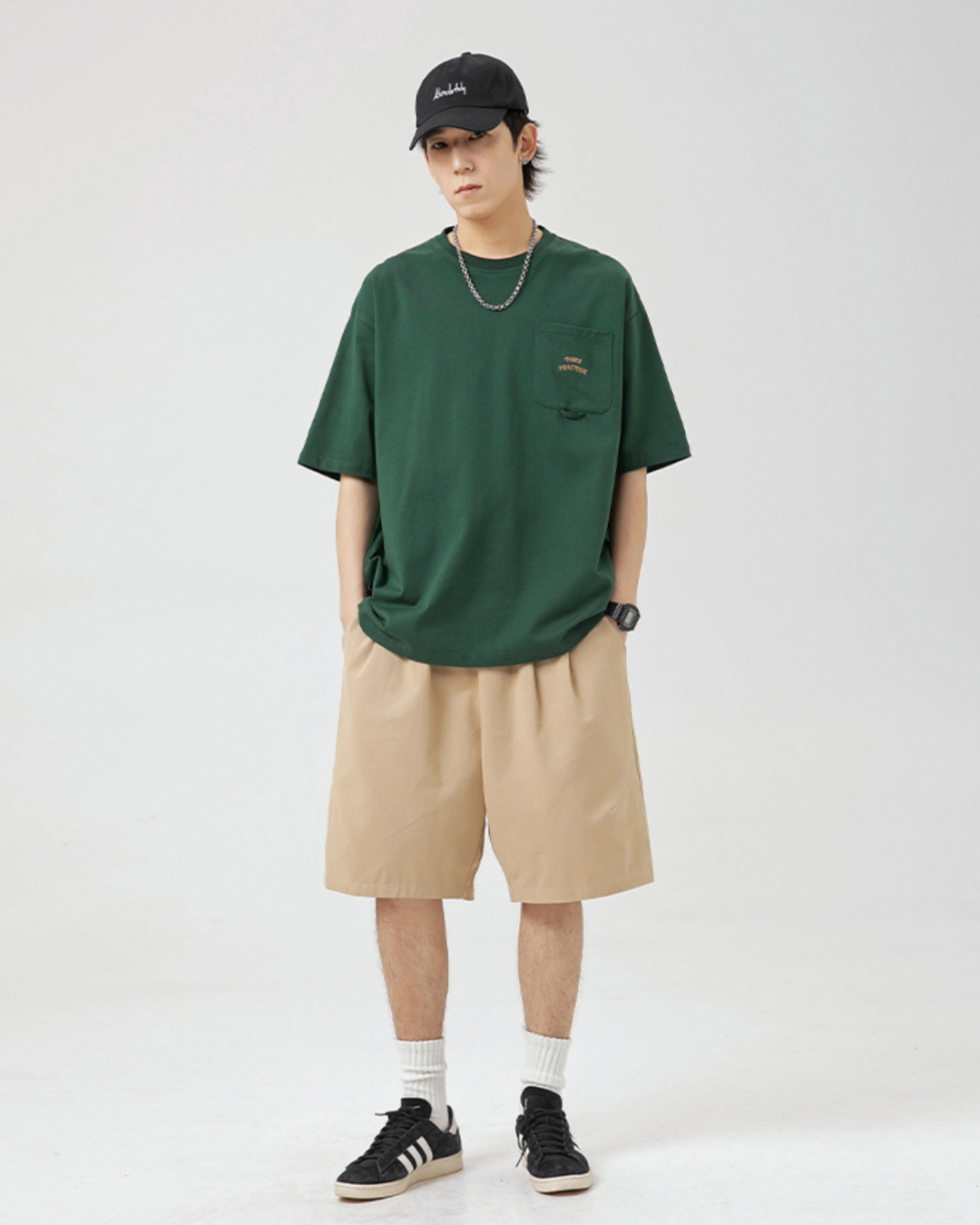 Times Practice Oversized Tee in Green