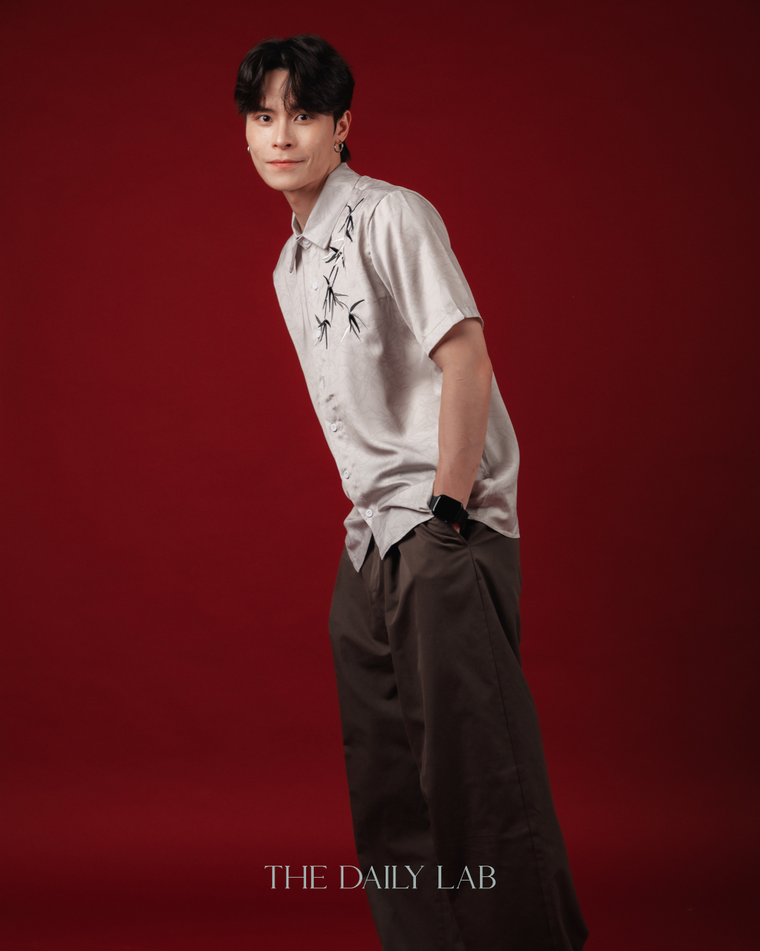 Embroidery Bamboo Overshirt