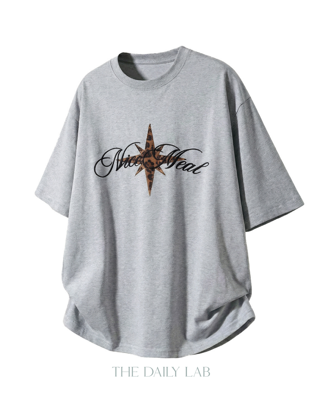 Vintage Star Graphic Tee in Grey