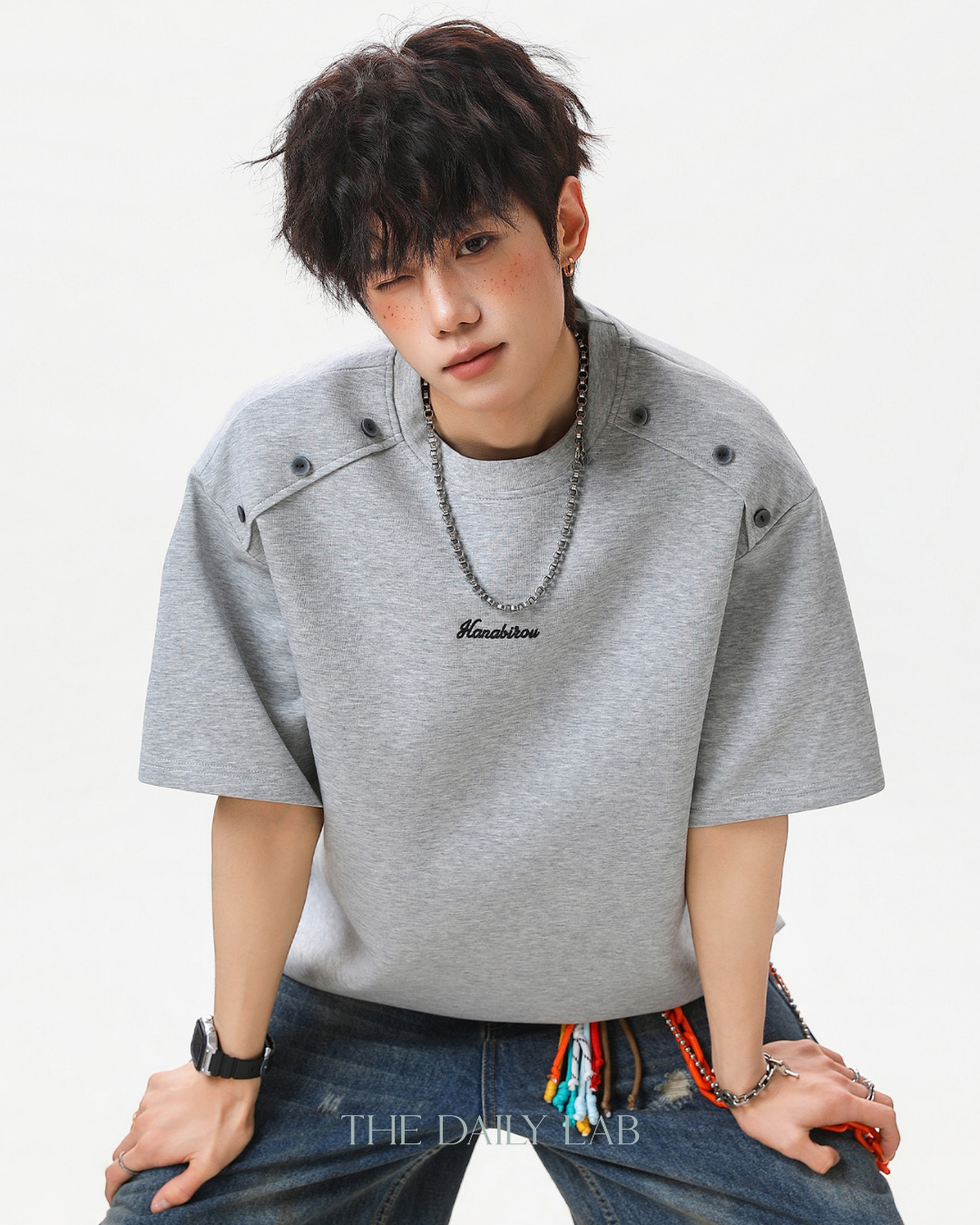 Air Layer Casual Tee in Grey