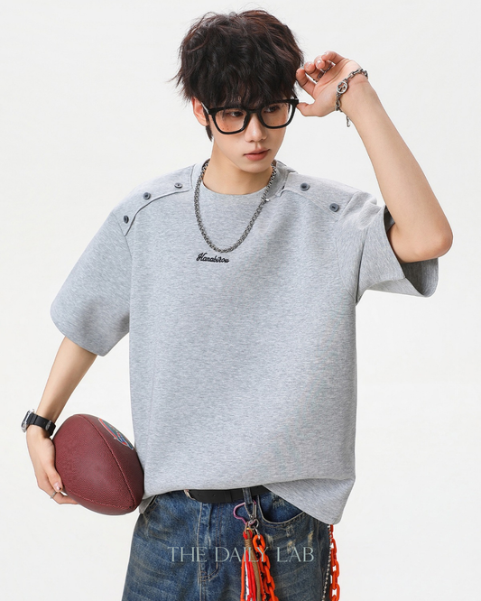 Air Layer Casual Tee in Grey