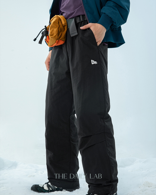 Thickened Cotton Casual Long Pants in Black
