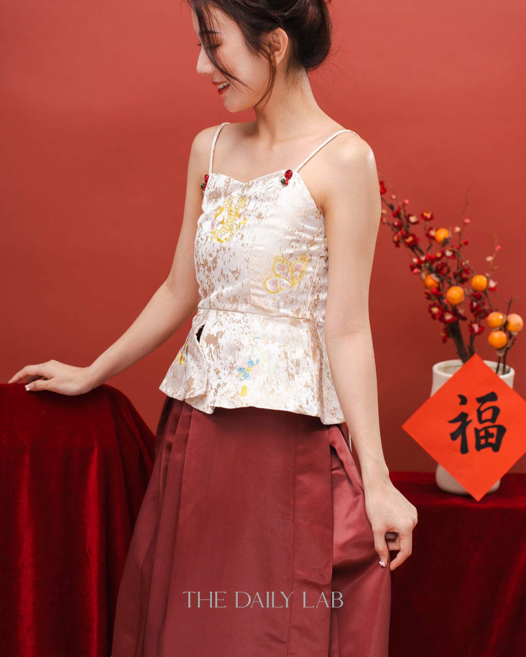 Pleated Mamian Dress