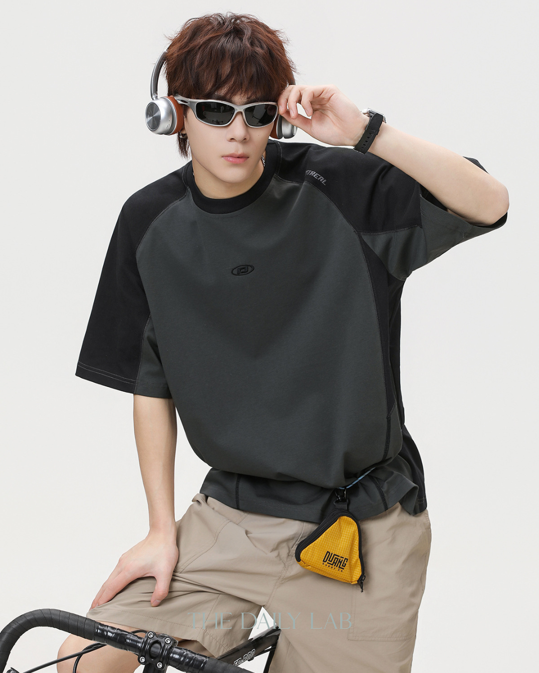 Get Real City Court Tee in Dark Grey