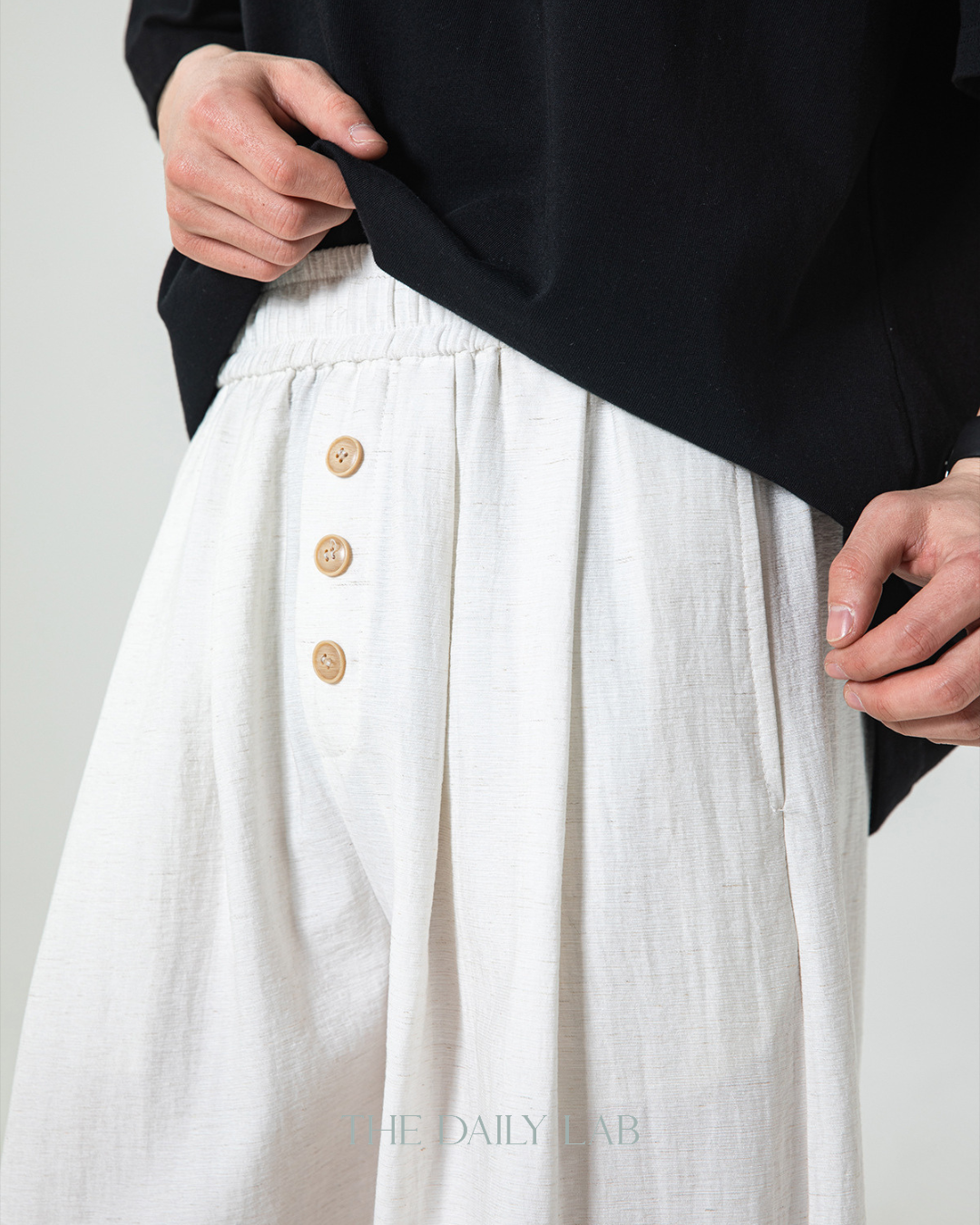 Breeze Drape Trousers in White