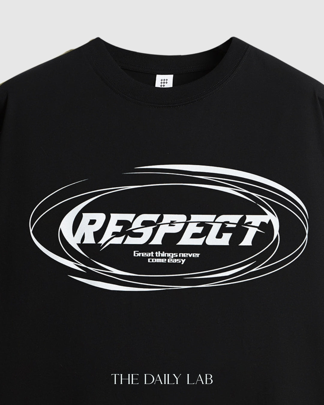 Respect Loose Tee in Black