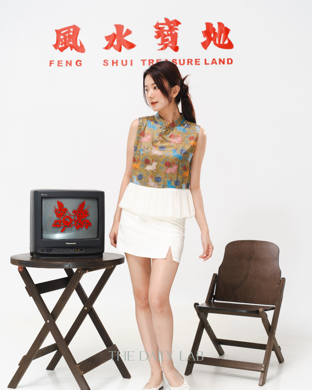 Golden Peony Layered Top