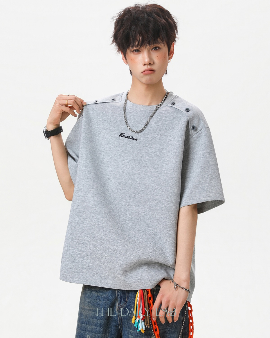 Air Layer Casual Tee in Grey