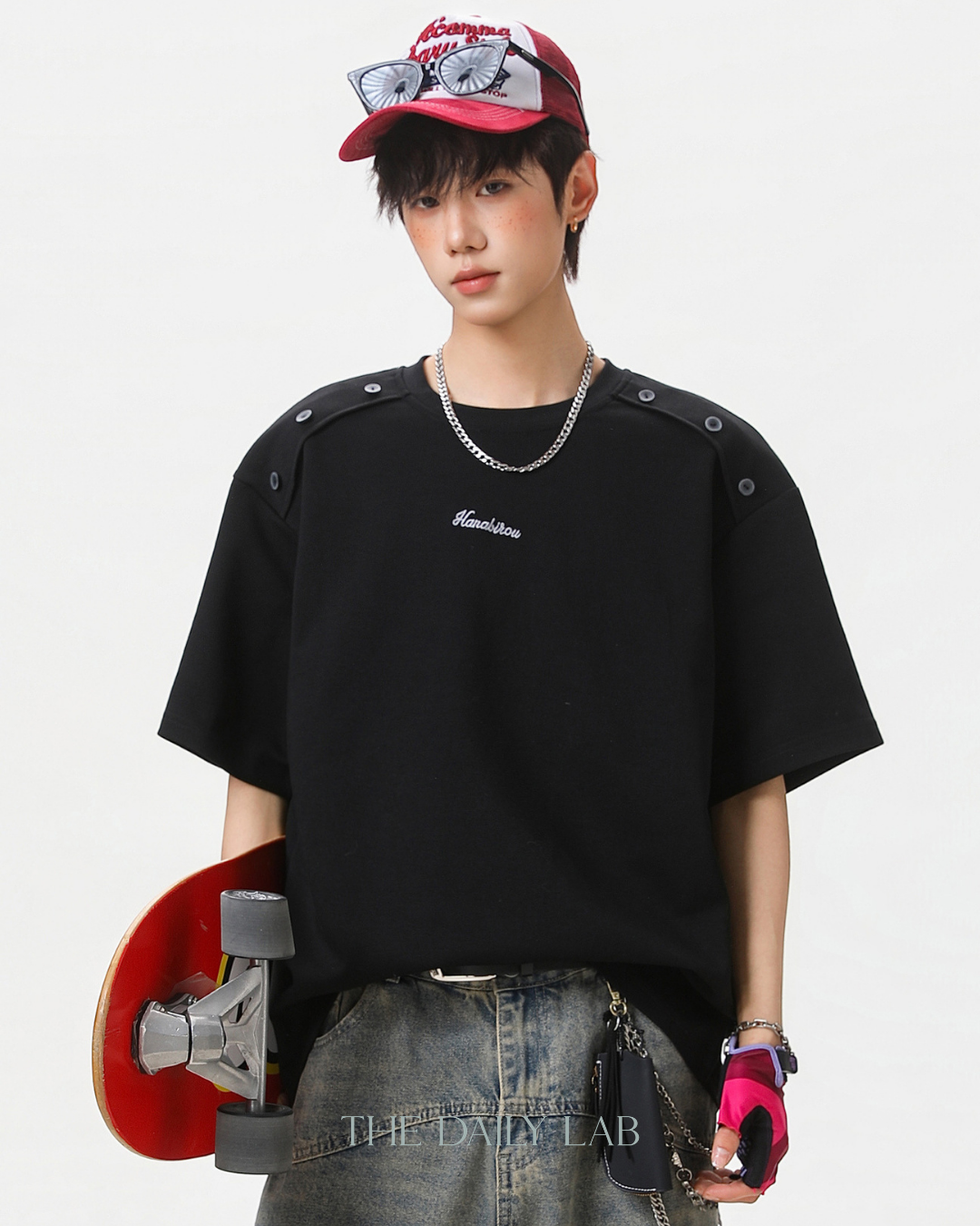 Air Layer Casual Tee in Black