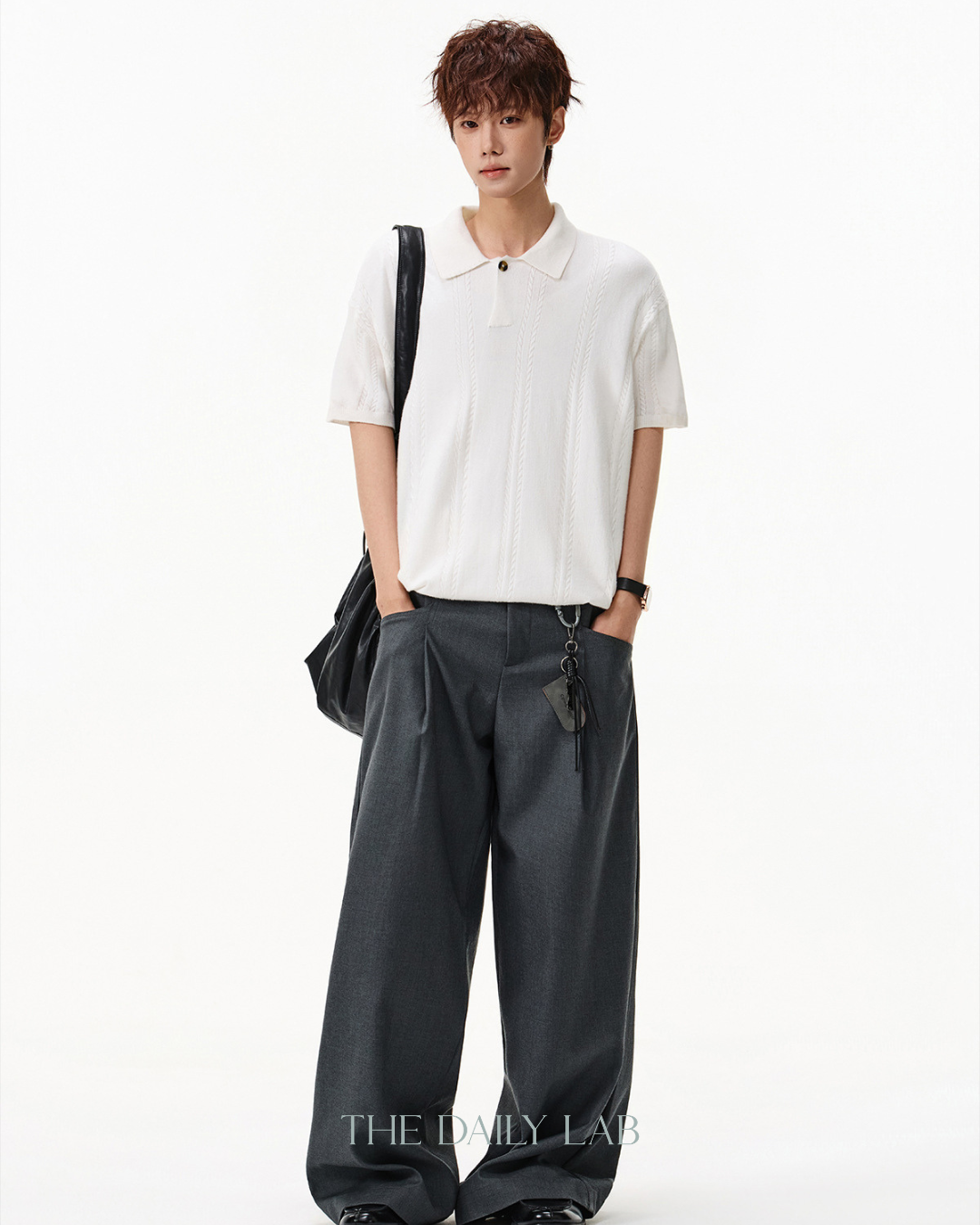 Coast Club Knit Polo in White