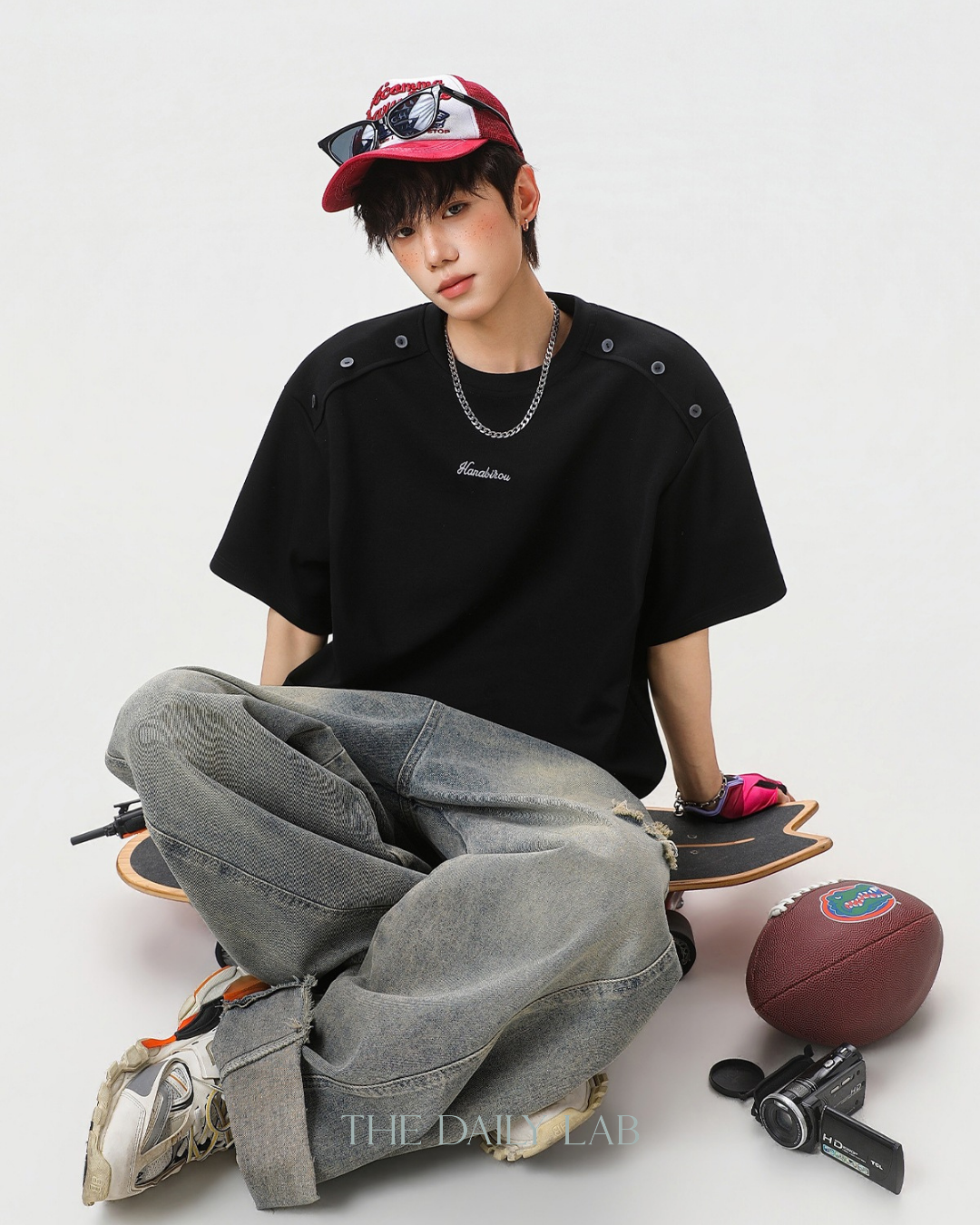 Air Layer Casual Tee in Black