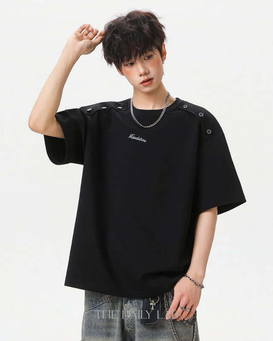 Air Layer Casual Tee in Black