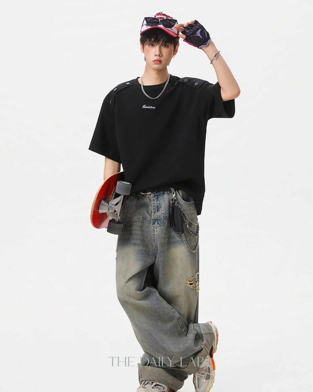 Air Layer Casual Tee in Black