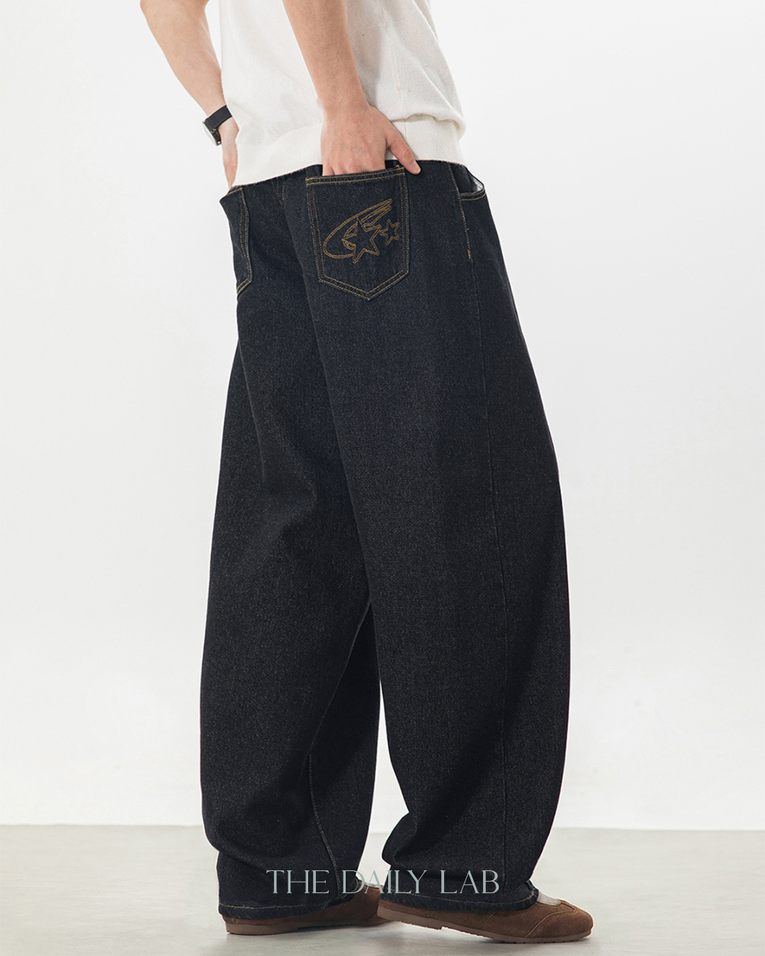 Vintage Star Baggy Denim Pants