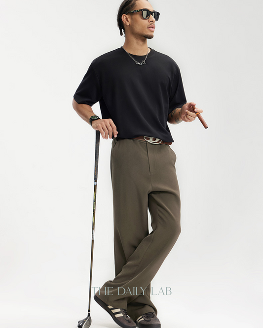Elevate Drape Pants in Dark Brown