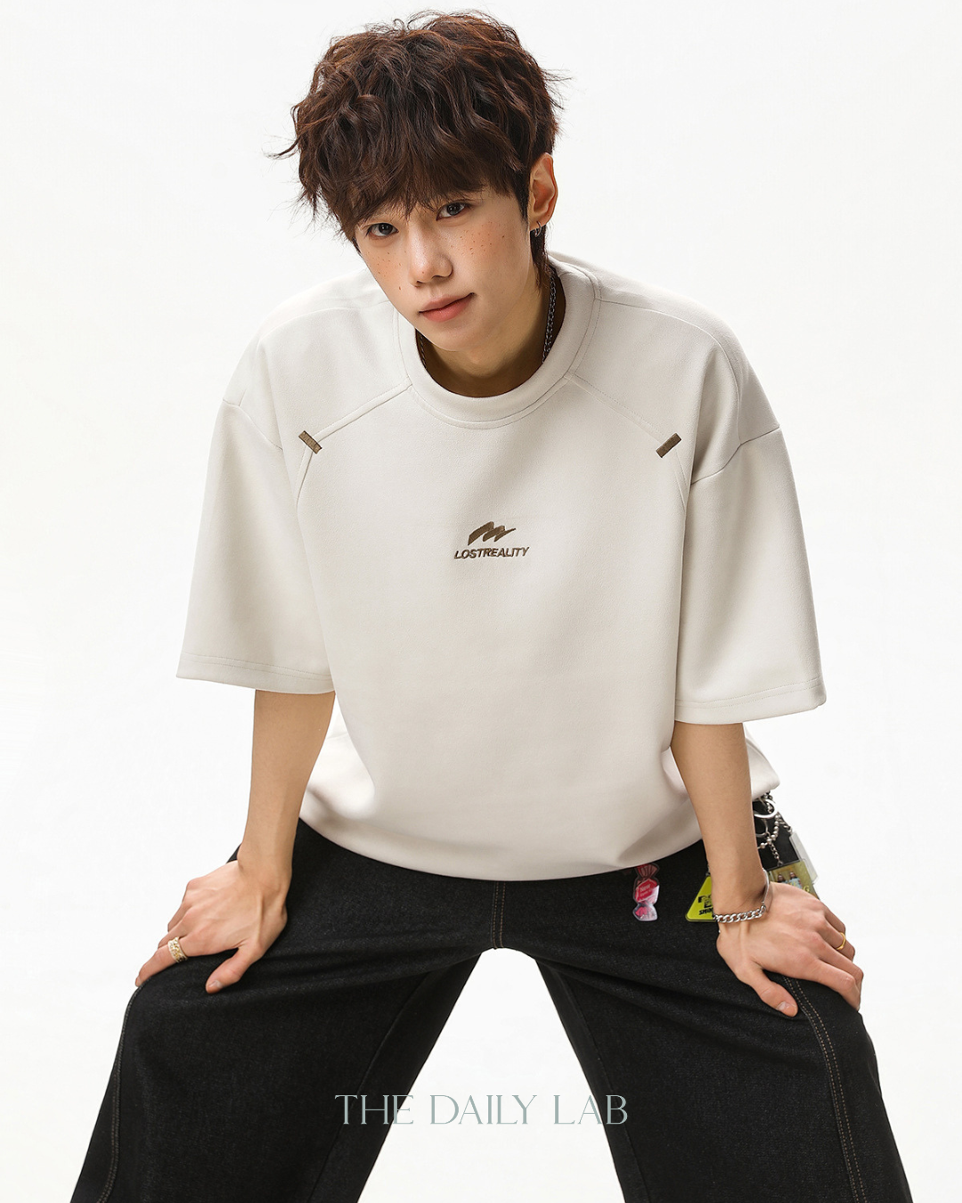 Urban Shift Tee in Beige