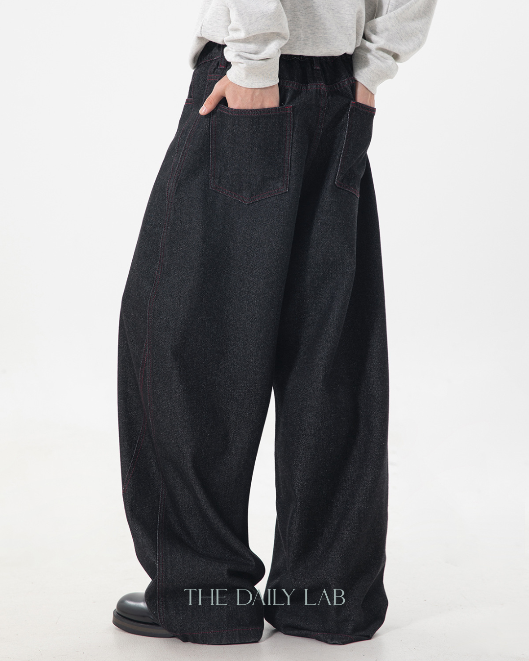 Vintage Outline Baggy Pants