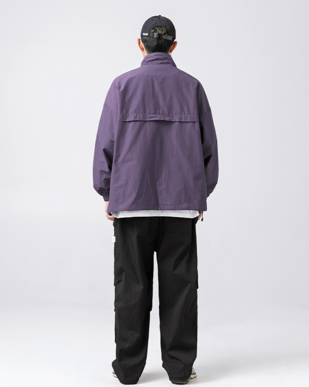 Taslon Outdoor Jacket in Purple