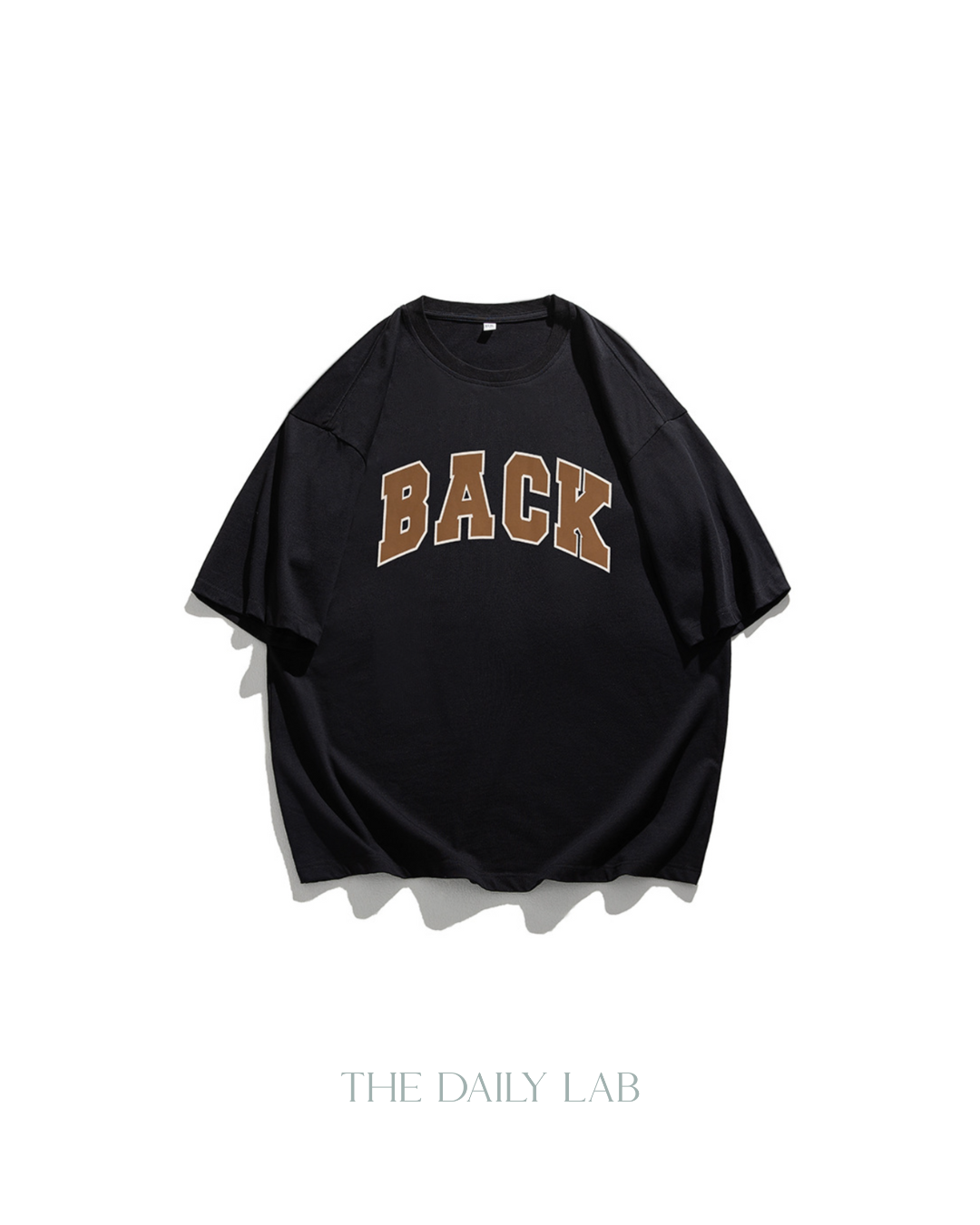 BACK Cotton Tee in Black