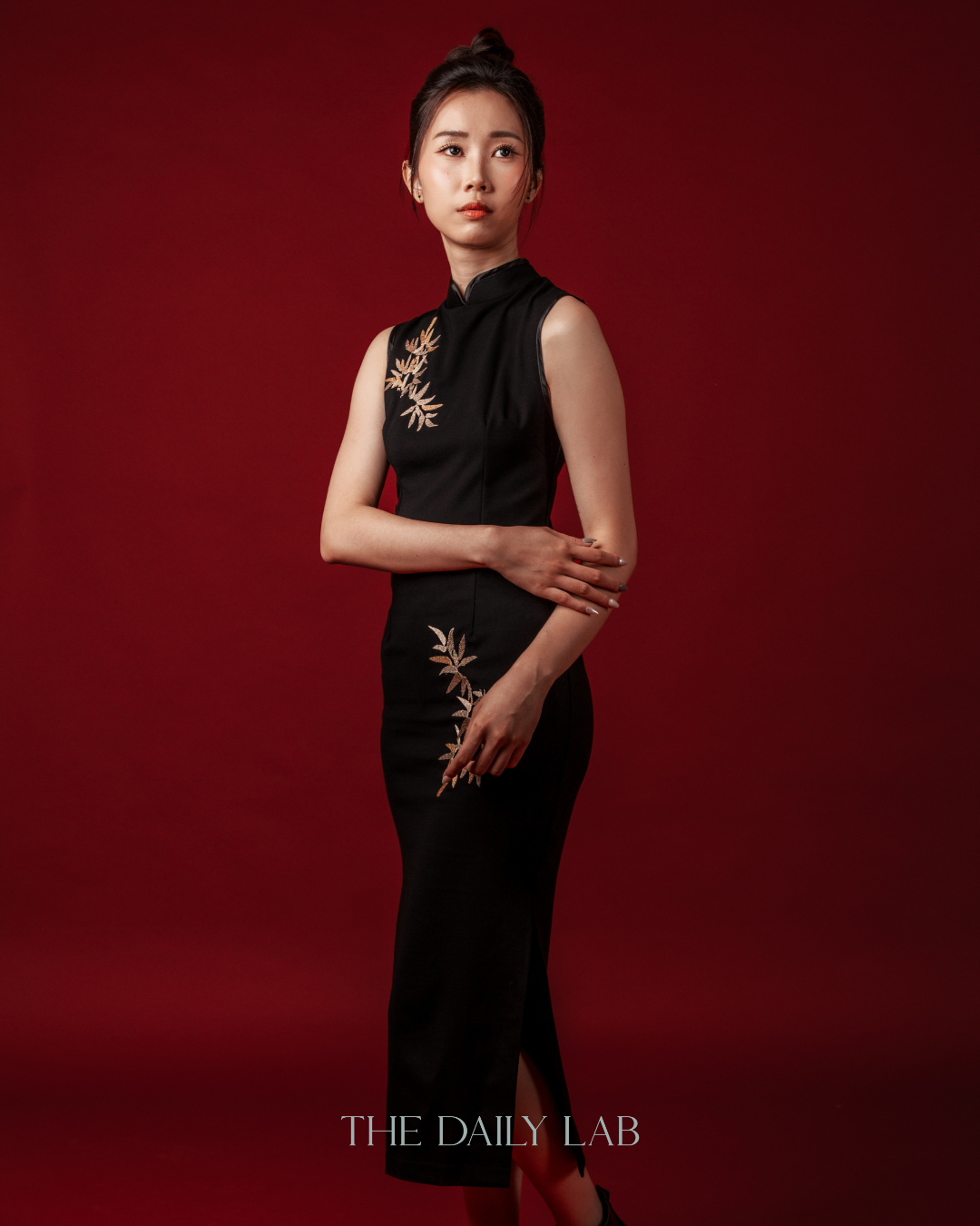 Bamboo Whisper Slim Long Dress