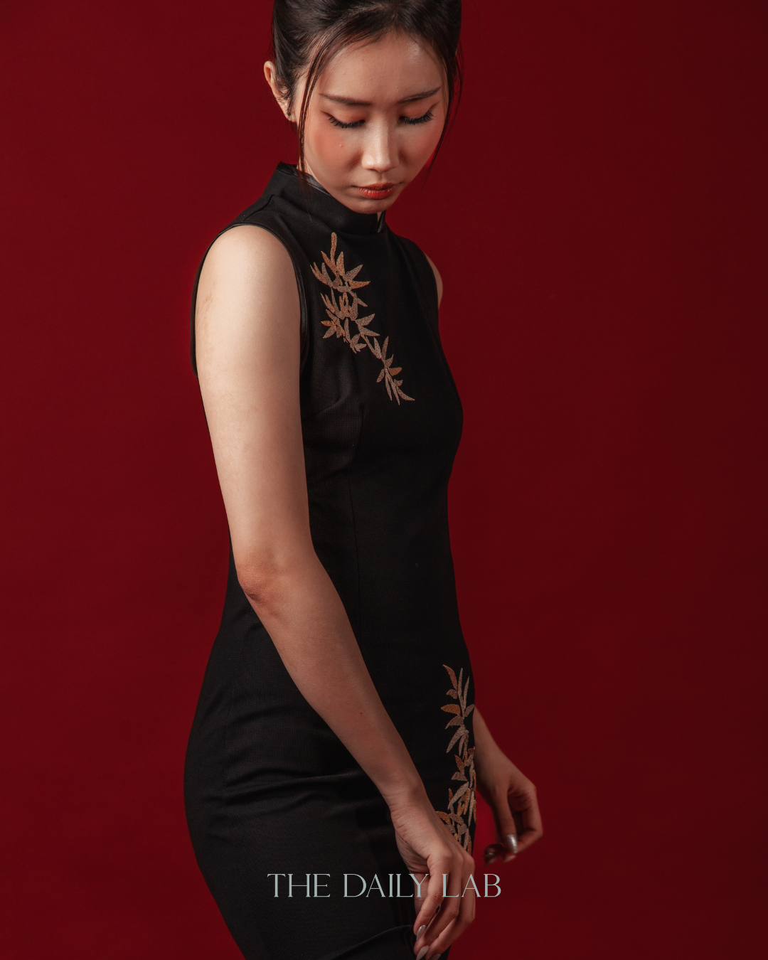 Bamboo Whisper Slim Long Dress