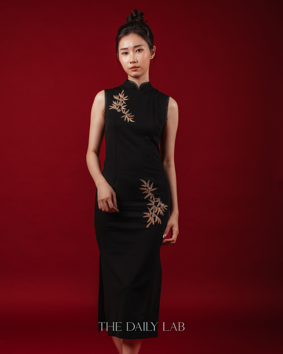 Bamboo Whisper Slim Long Dress