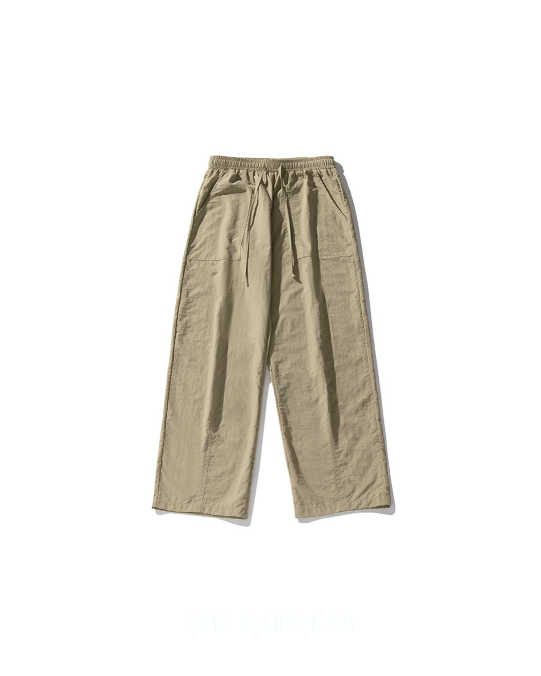 Pocketed Cargo Straight Pants in Khaki