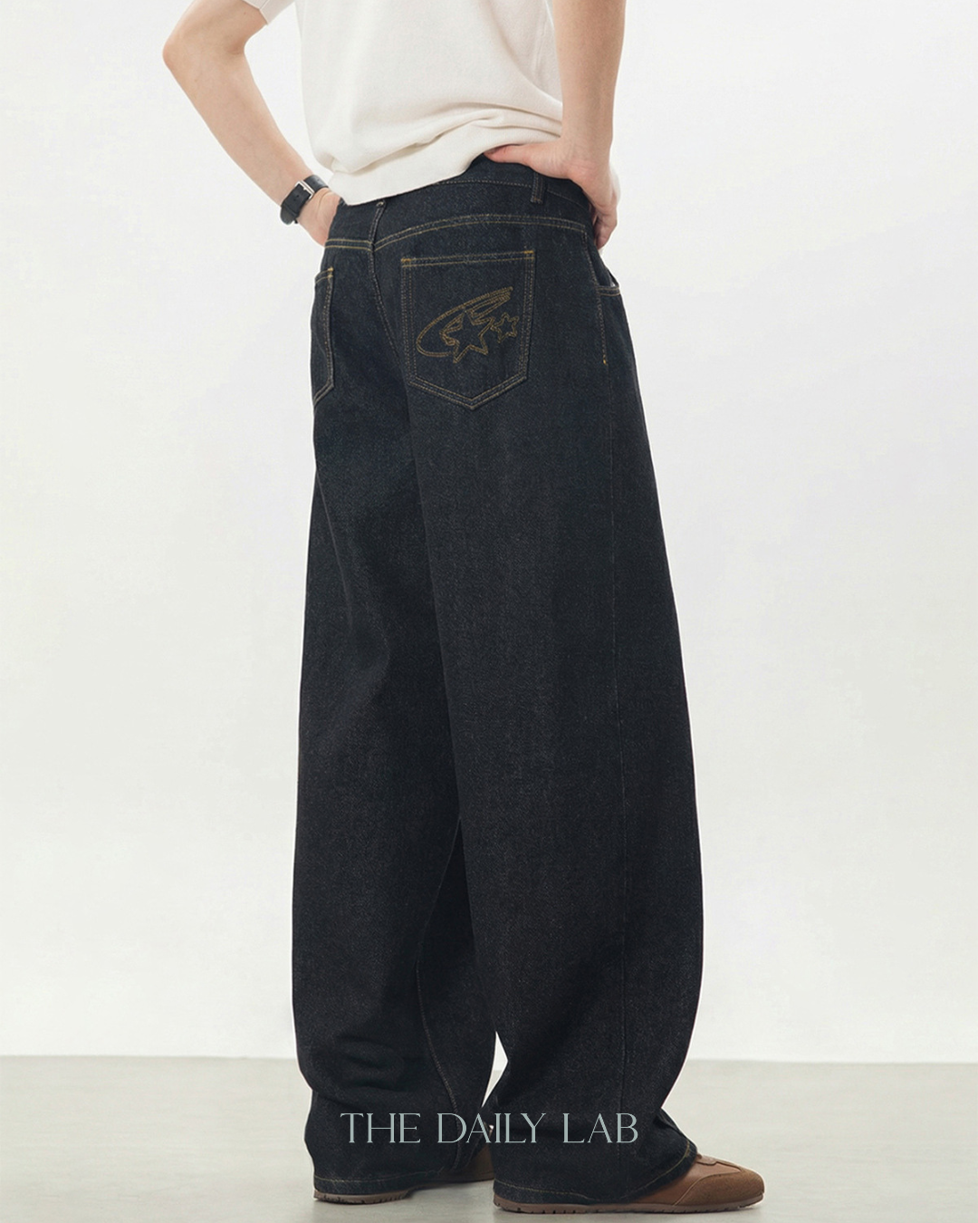 Vintage Star Baggy Denim Pants