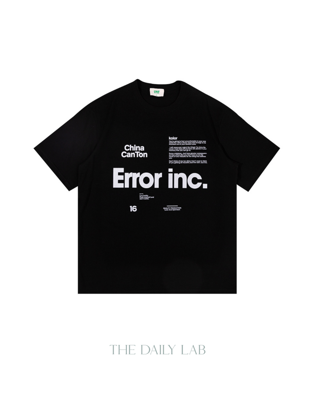 Error Merch Error Inc Oversized Tee in Black – The Daily Lab