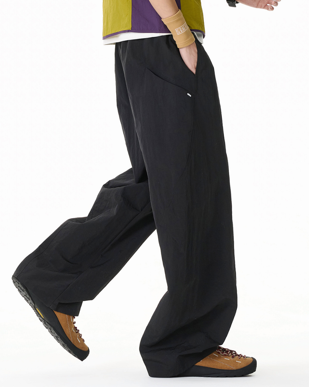 Japanese Functional Casual Cargo Pants in Black