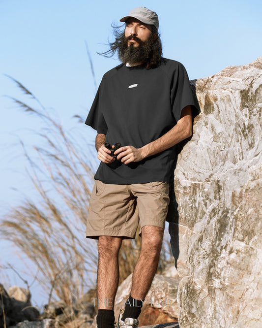 WAKE Polyester Tee in Dark Grey