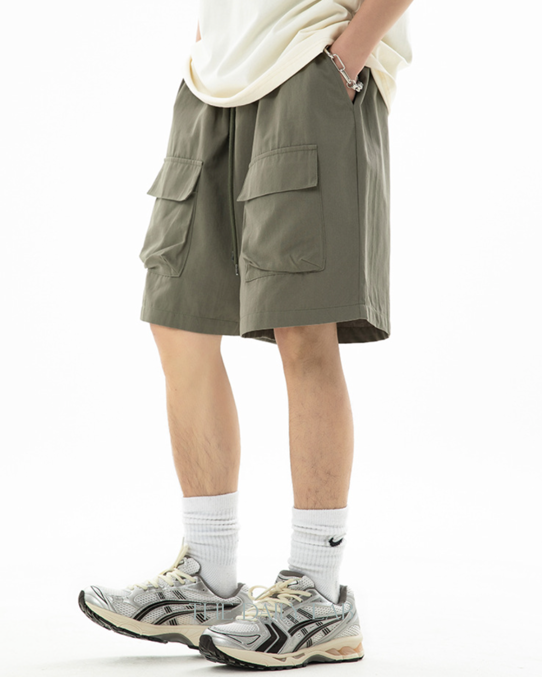 Cargo Vintage Shorts in Green