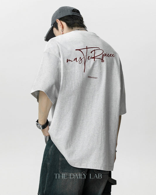 Masterpiece Vintage Cotton Tee in Grey