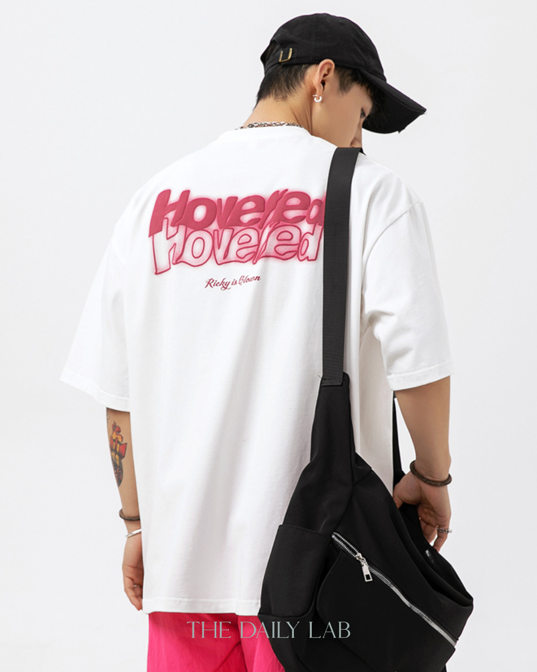 Hovered Tee in White