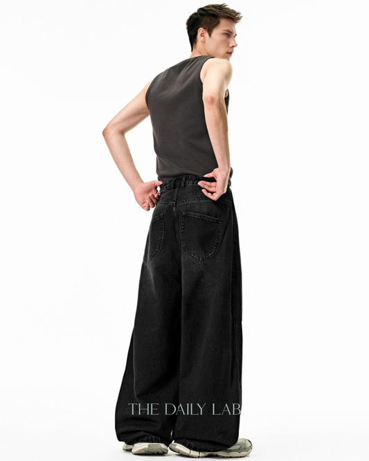 Loosewave Jeans Pants in Black