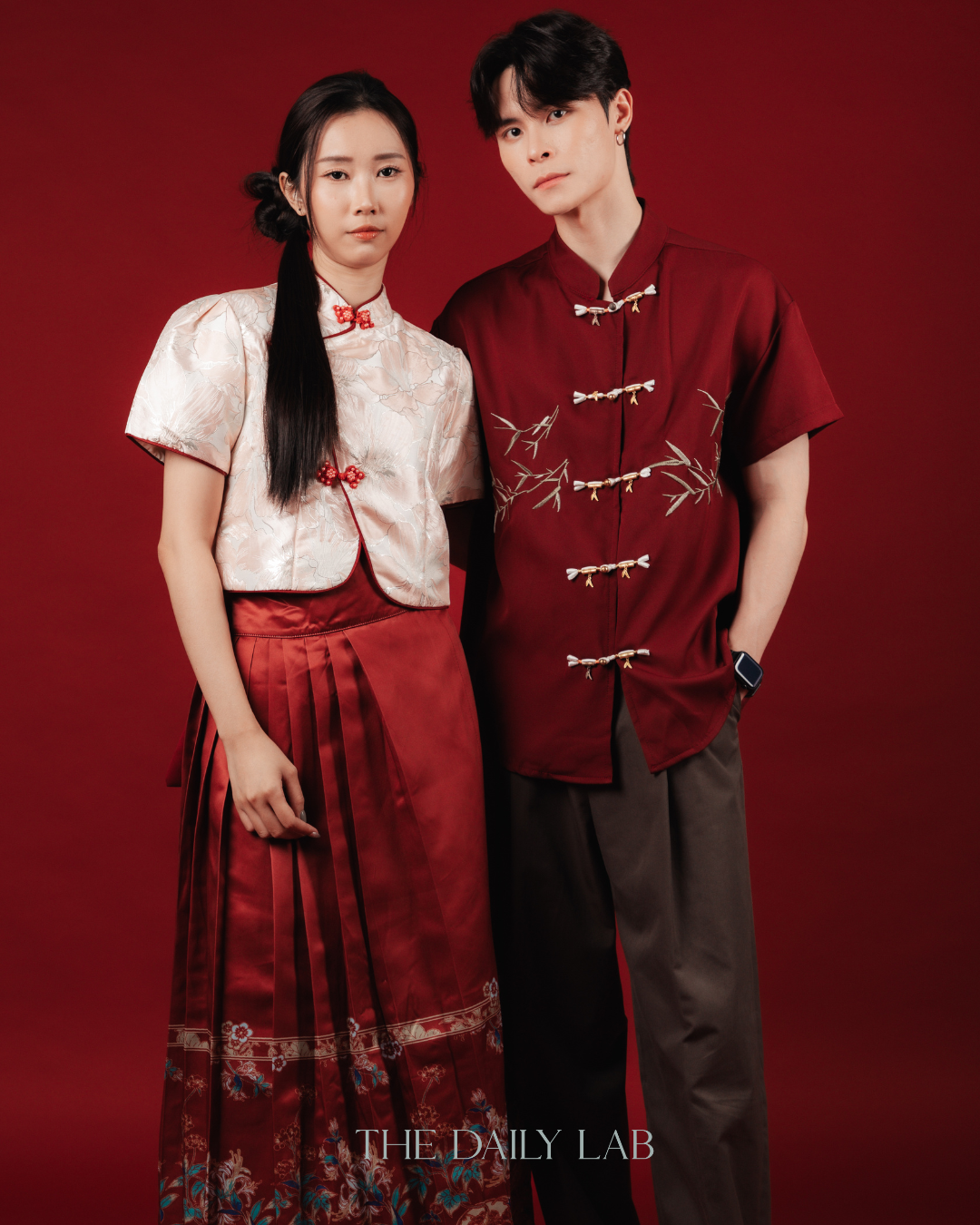 Blush Peony Cheongsam Top