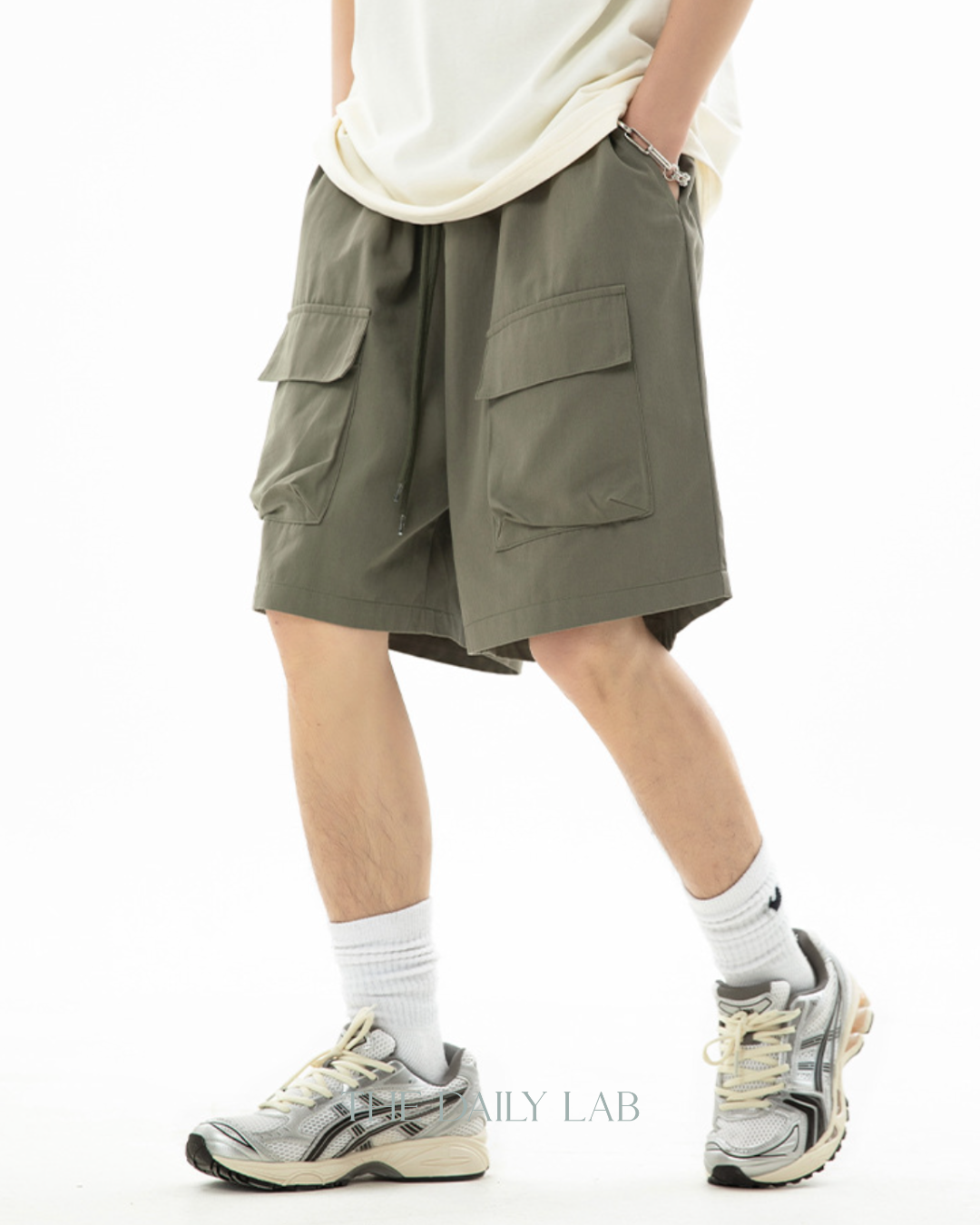 Cargo Vintage Shorts in Green