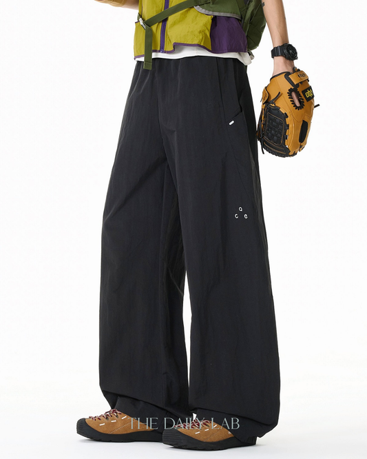 Japanese Functional Casual Cargo Pants in Black