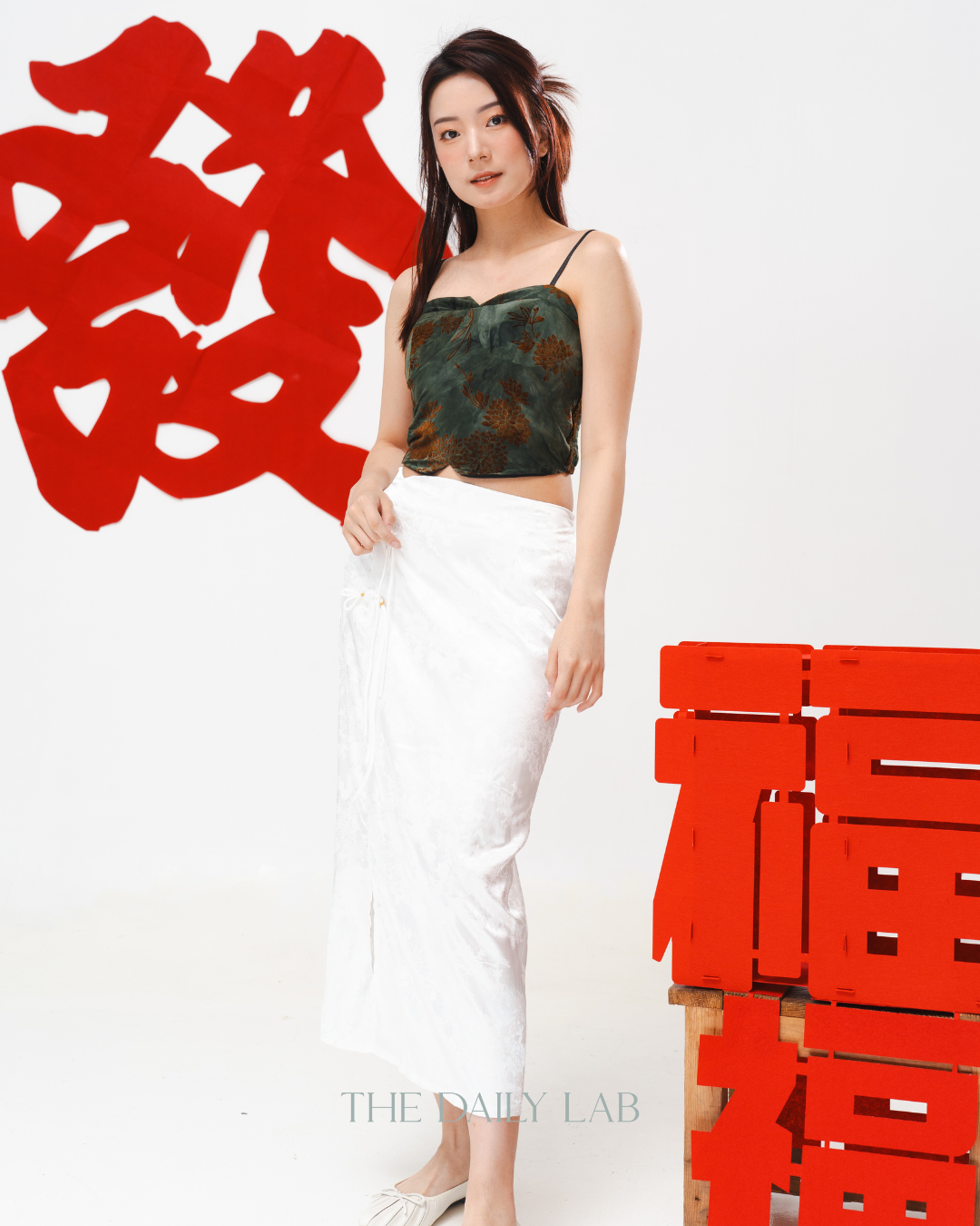 Emerald Bloom Cami Top